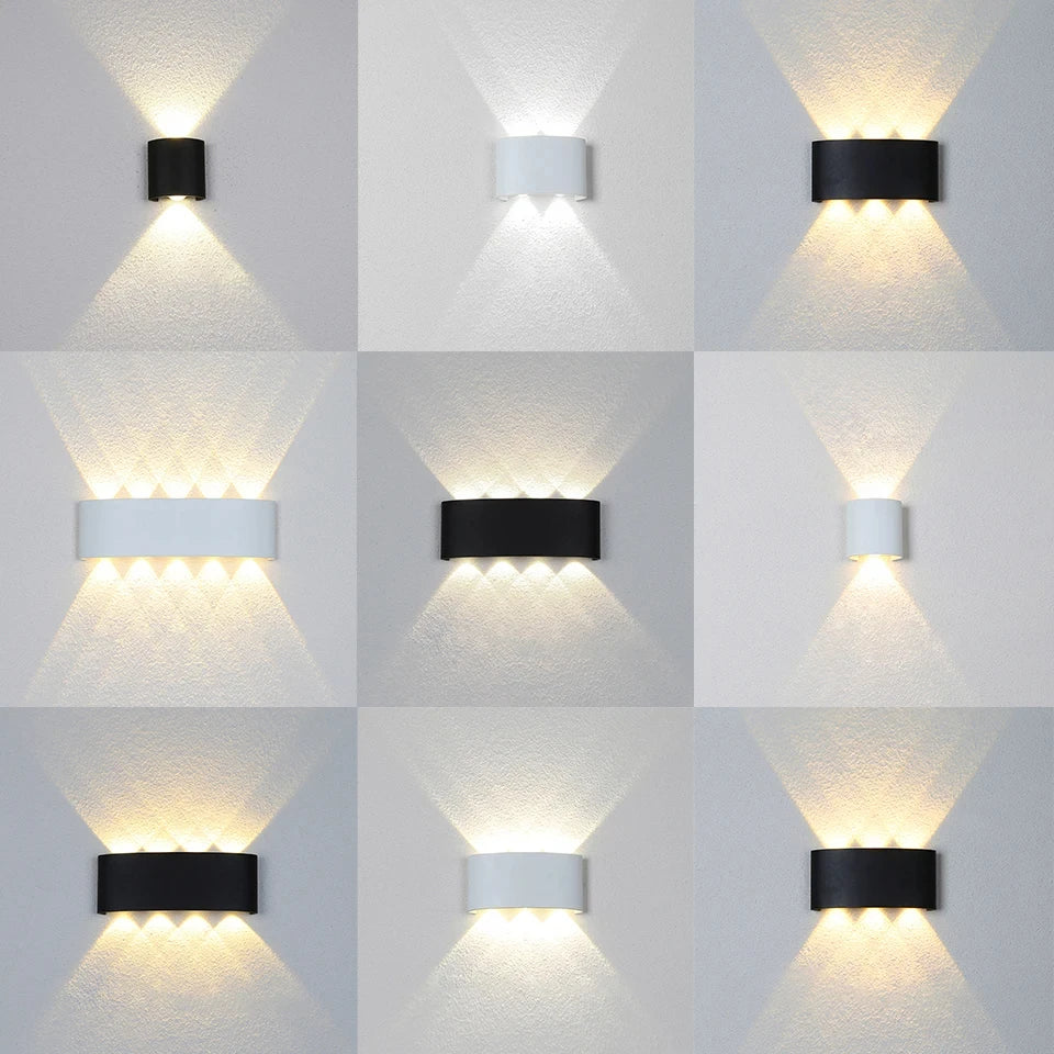 LED Wall Lamp Waterproof Indoor | Outdoor Minimalist Light - Hiqh Store