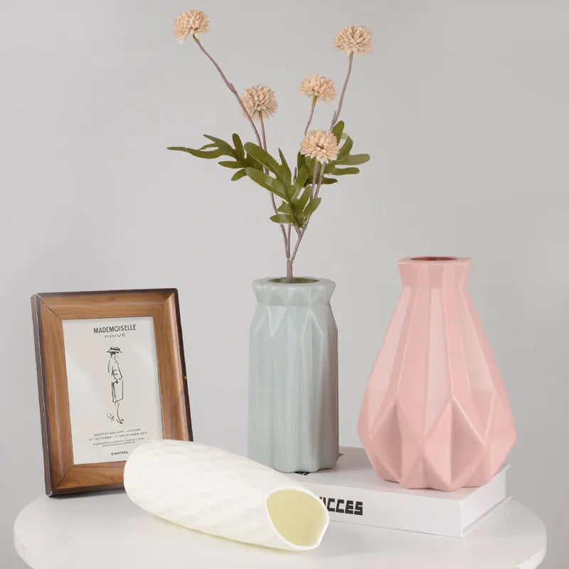 Nordic Imitation Ceramic Flower Vase