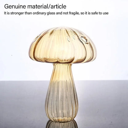 Jelly Color Mushroom Glass Vase
